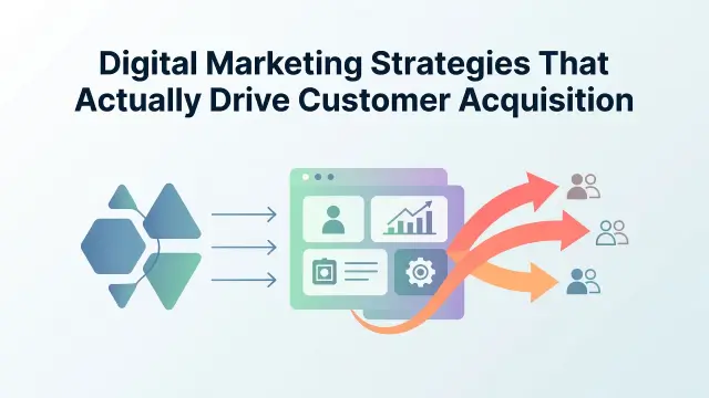 Professional header image for list-based article: Digital Marketing Strategies That Actually Drive Customer...