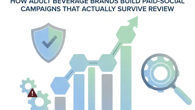 Professional header image for industry analysis: How Adult Beverage Brands Build Paid-Social Campaigns Tha...