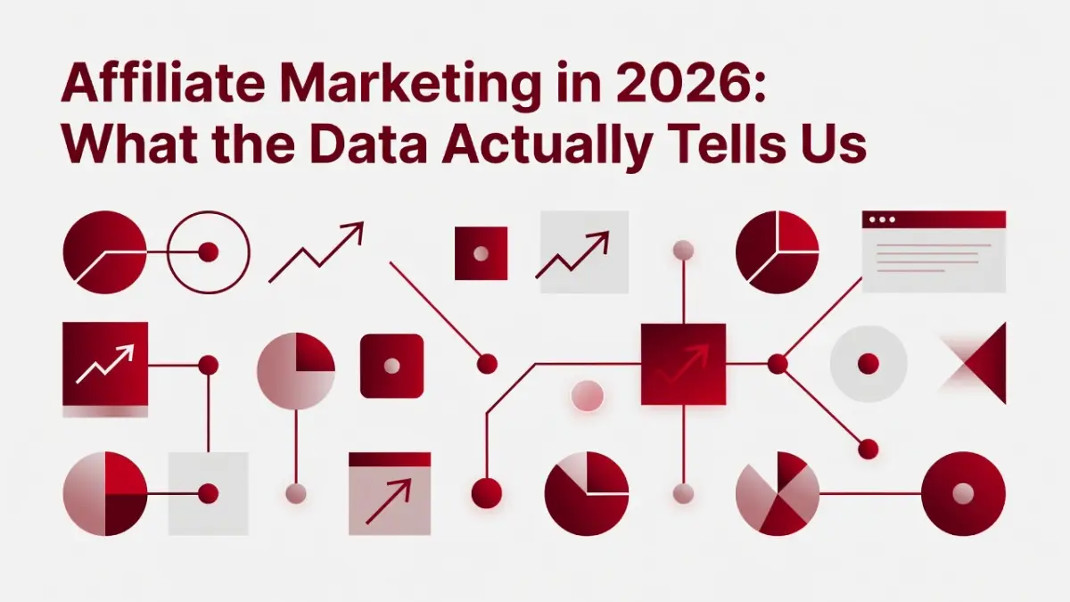 Professional header image for industry analysis: Affiliate Marketing in 2026: What the Data Actually Tells Us