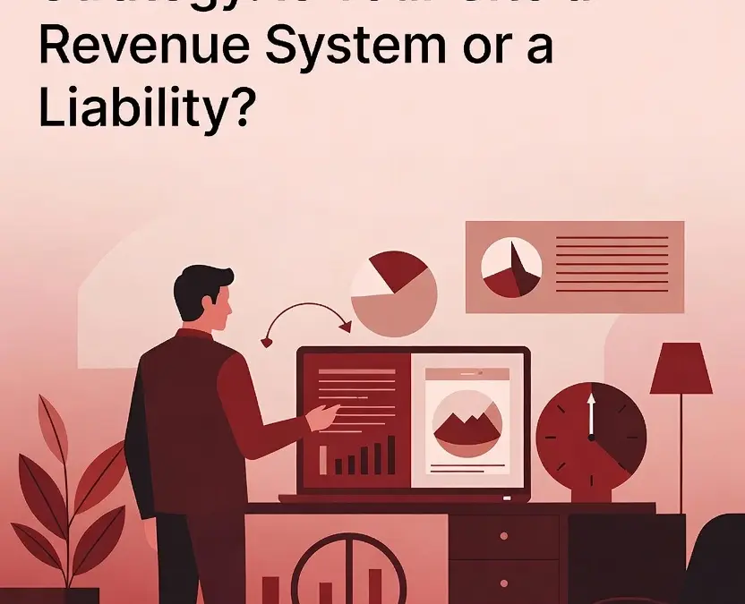 Professional header image for industry analysis: Website Design Marketing Strategy: Is Your Site a Revenue...
