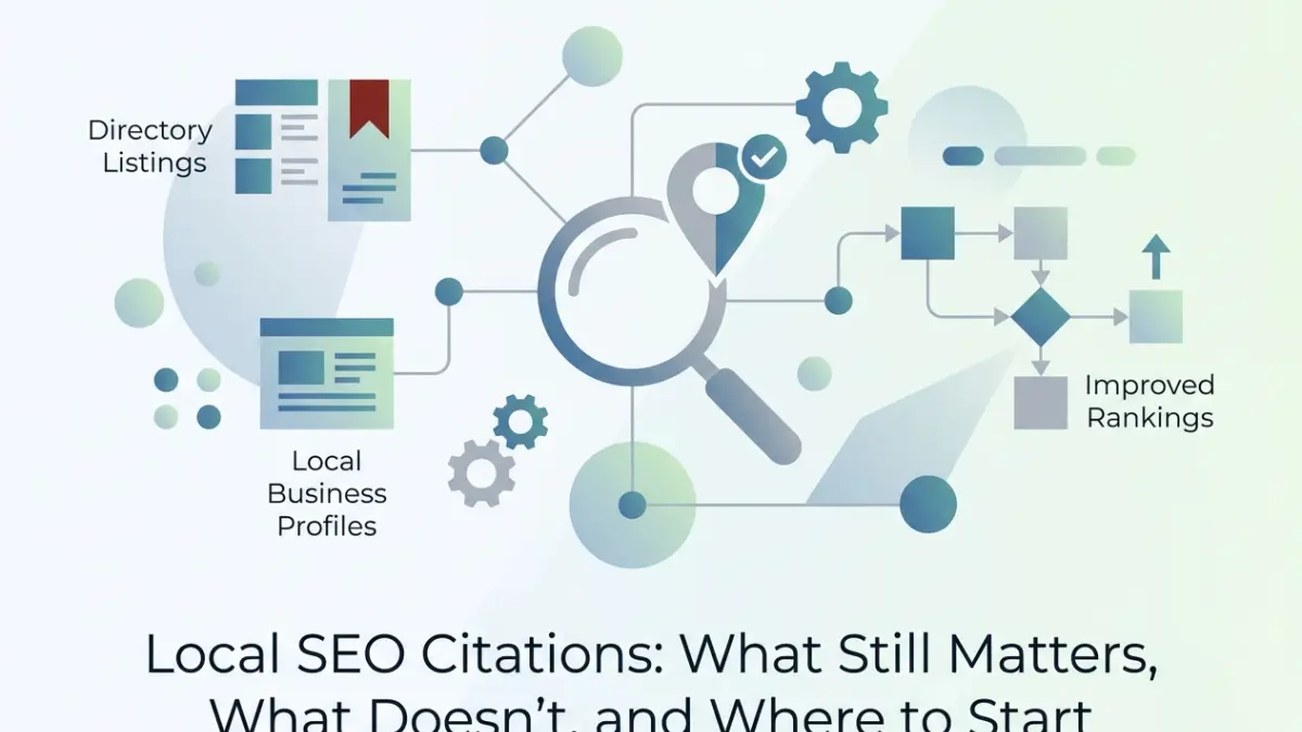 Professional header image for step-by-step guide: Local SEO Citations: What Still Matters, What Doesn't, an...